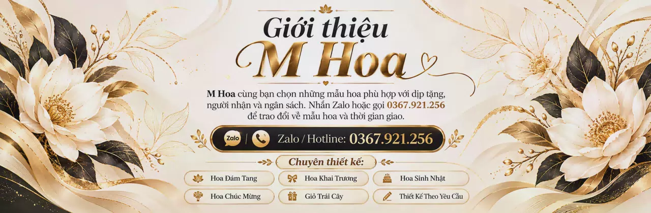 Ảnh bìa Shop hoa tươi Phường Phú Nhuận Hồ Chí Minh - Hoa tươi cho từng lời chúc